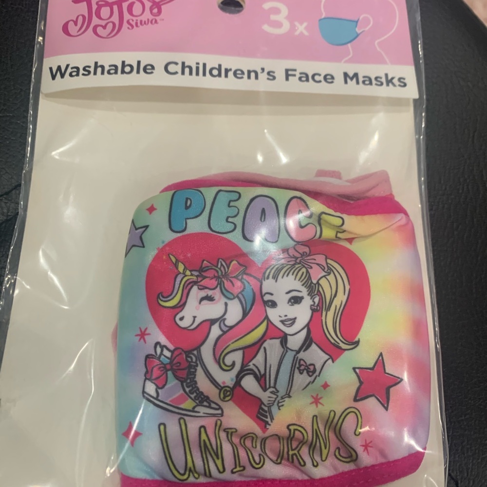 Jojo Siwa 3 packs masks
